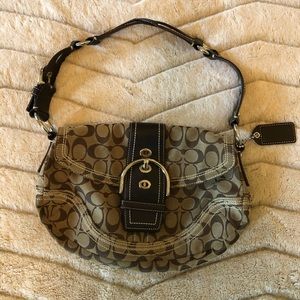Coach brown shoulder bag